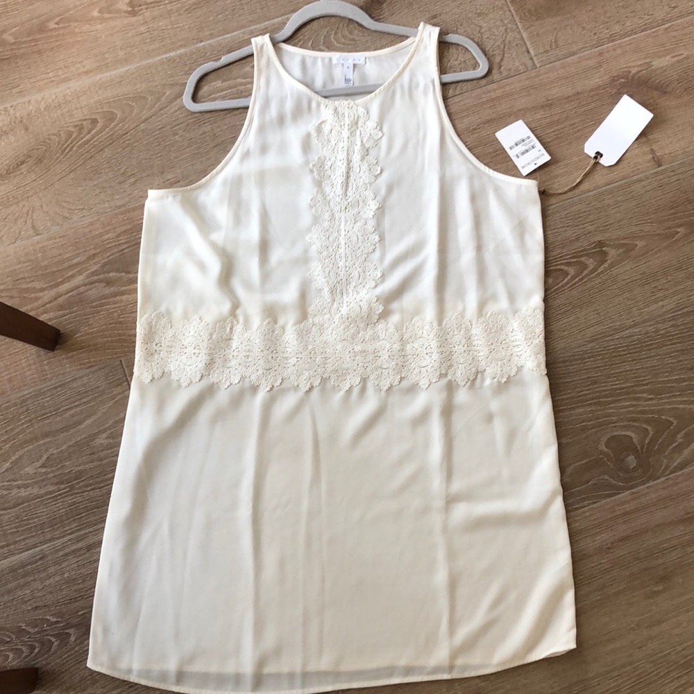 Leith white mini dress